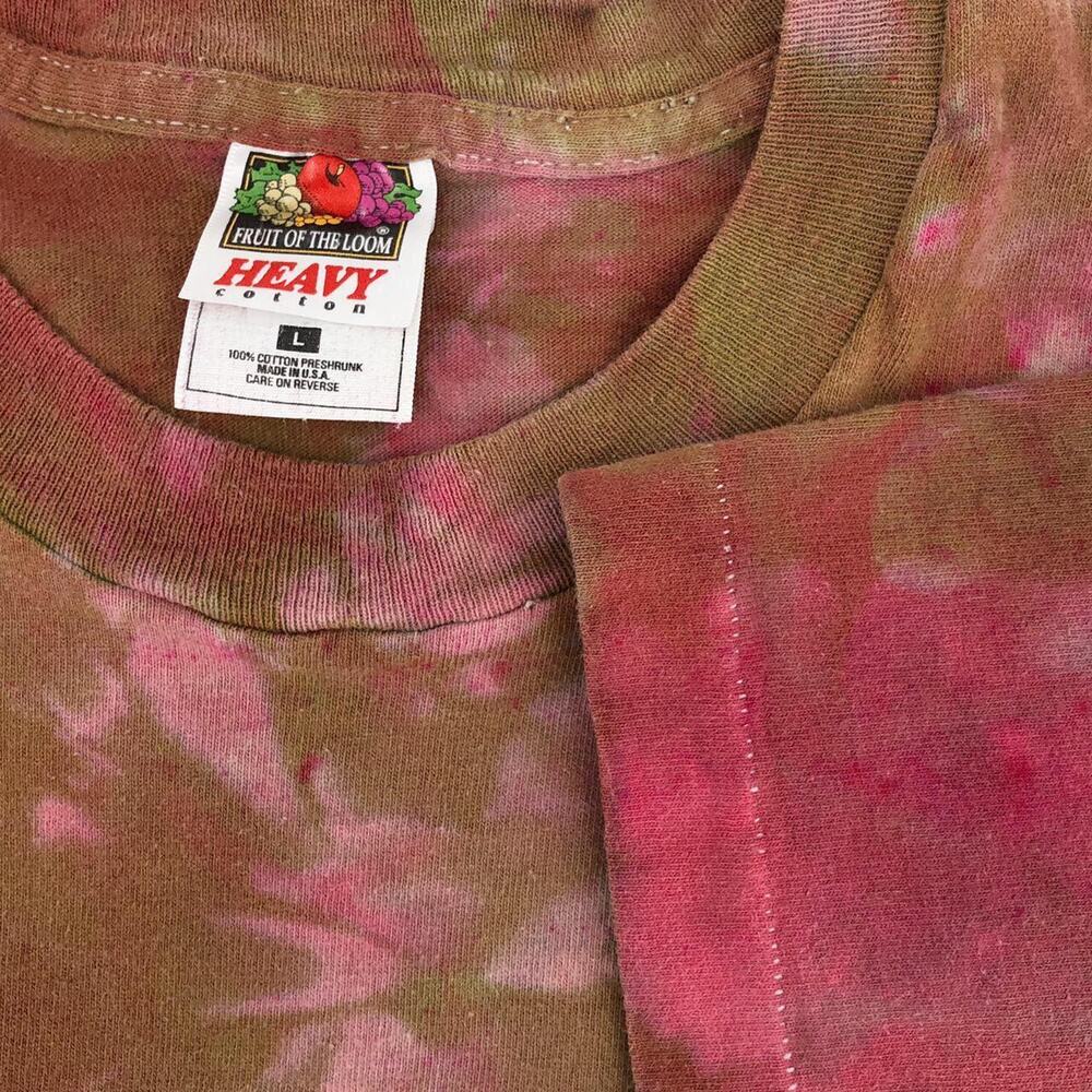 90s tie dye t shirt 1990s vintage - Picture 4 of 4